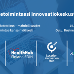 Kehitä liiketoimintaasi innovaatiokeskusten avulla. Datatalous-tapahtuma Oulussa 19.9.2023 klo 12.00-18.00.