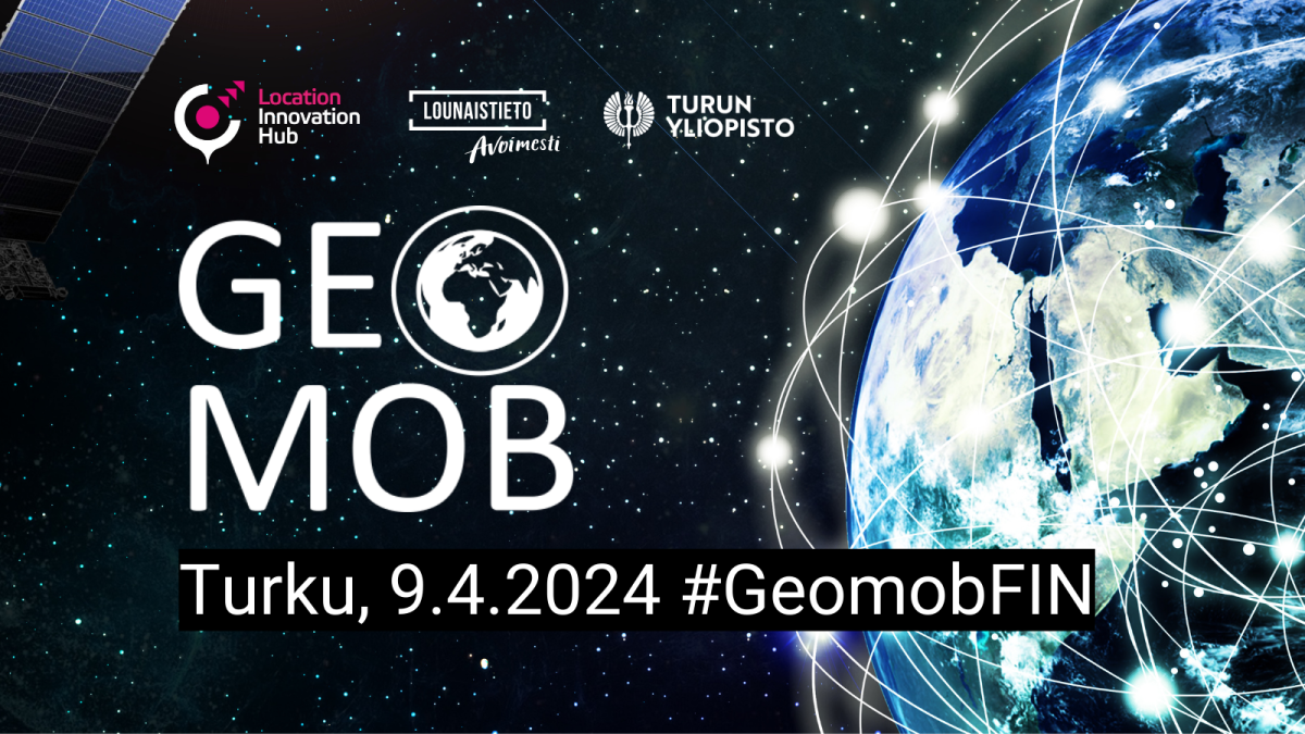 Geomob: Turku 9.4.2024, #GeomobFIN.