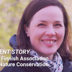 Hanna Halmeenpää from from Finnish Association for Nature Conservation and a text Client story.