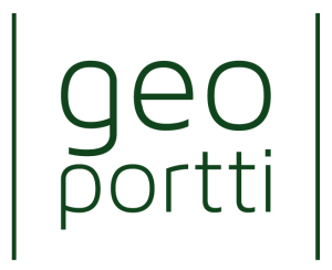 Geoportti logo.