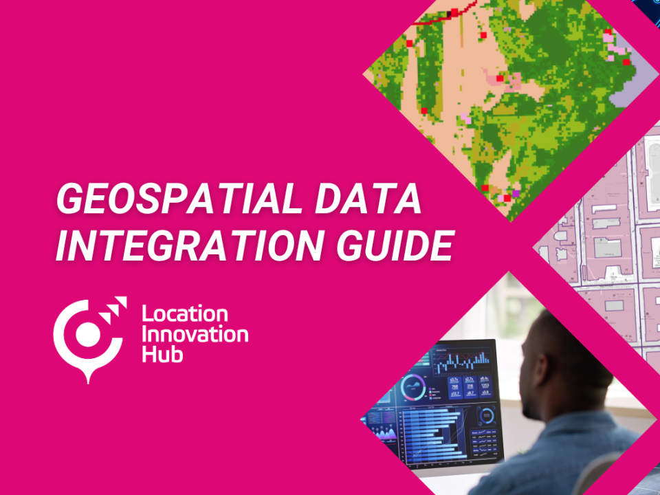 The cover of geospatial data integration guide.