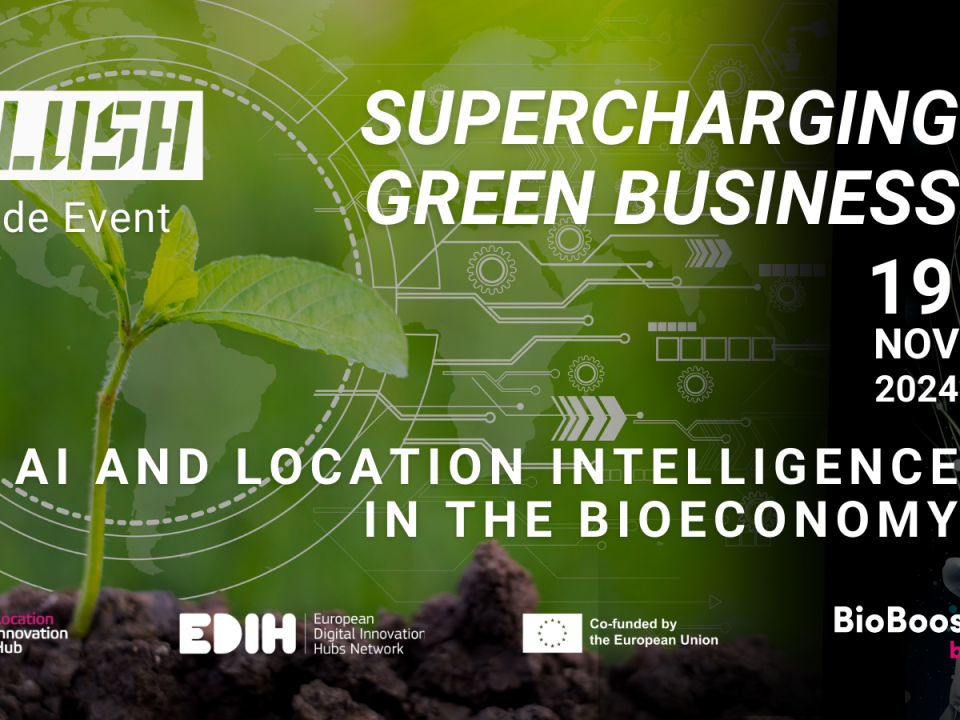 Supercharging Green Business: AI and Location Intelligence in the Bioeconomy.