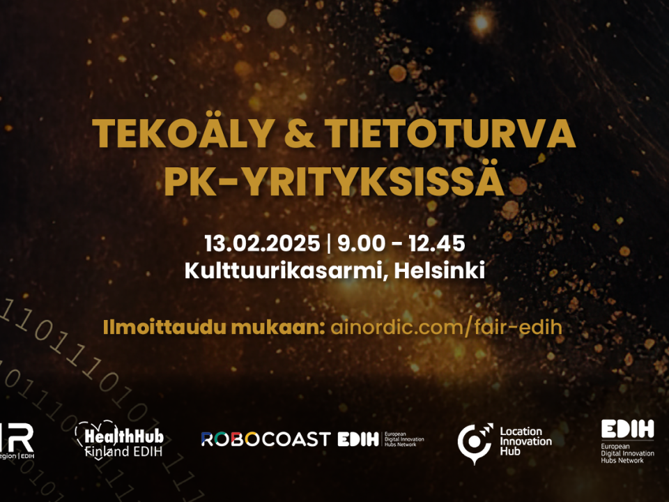 Tekoäly & tietoturva pk-yrityksissä, 13.2.2025, Helsinki.