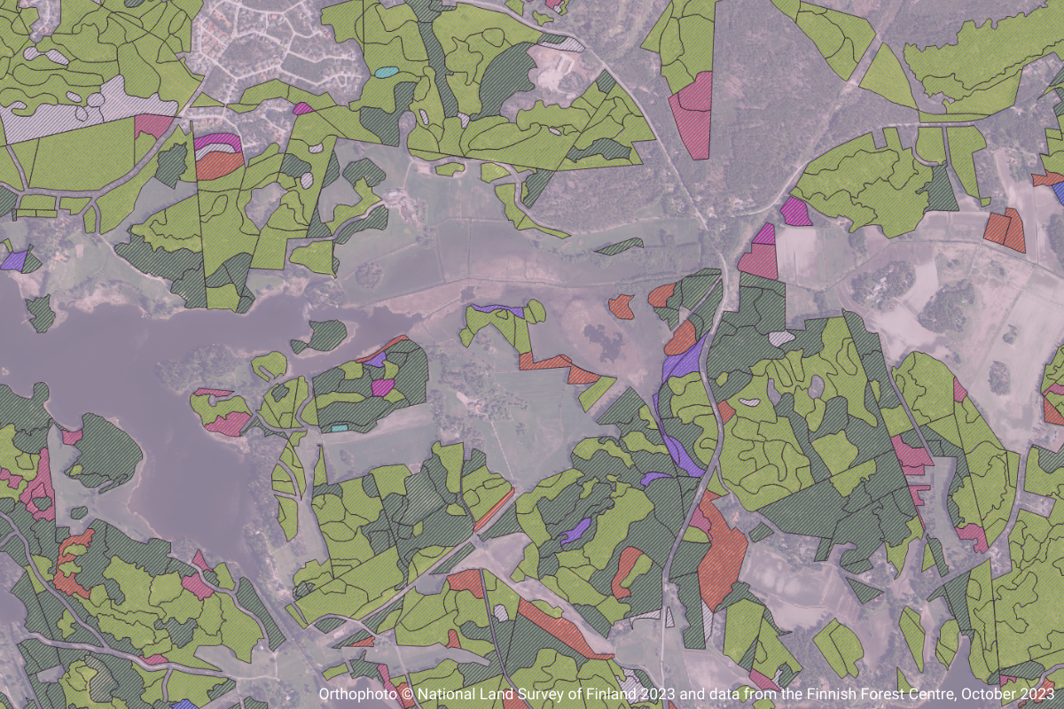 An example of a spatial data visualisation.