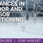 Webinar on 27 March 2025: Advances in indoor and sensor positioning.