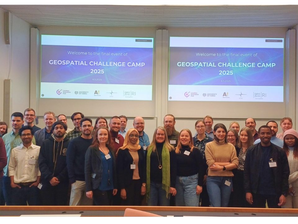 Geospatial challenge camp 2025 participants at the finale event.
