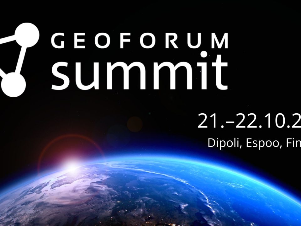 GeoForum Summit, 21. - 22.10.2025, Dipoli, Espoo.