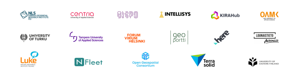 Location Innovation Hubin partneriverkoston logot.